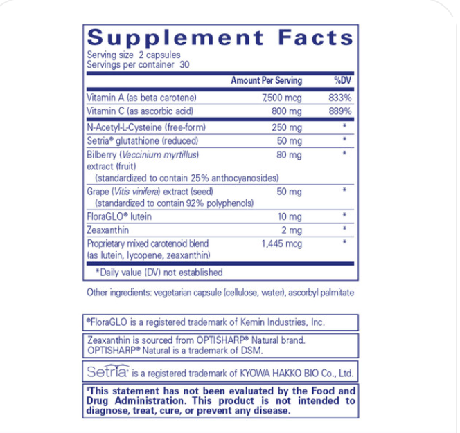 Macular Support Formula