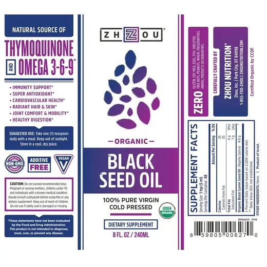 Black Seed Oil Organic